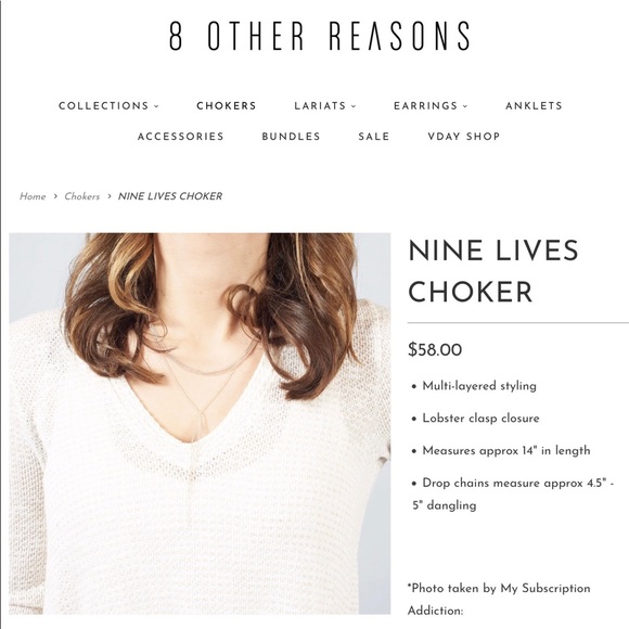 8 other reasons nine lives choker - Picture 2 of 4